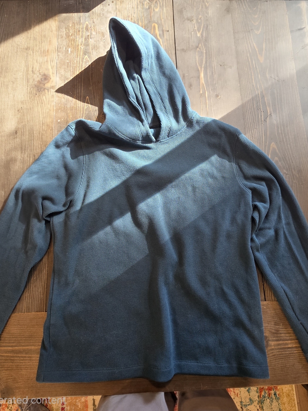 Men's Lululemon Teal Knit Hoodie